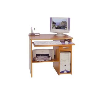 PC stůl s výsuvnou deskou HINCER, olše, 5 let záruka obraz