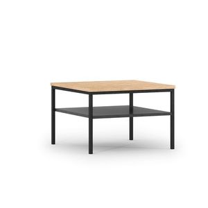 Konferenční stolek BOLSENA, černý mat/dub artisan obraz