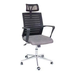Kancelářská židle VALLADOLID, černá/šedá obraz