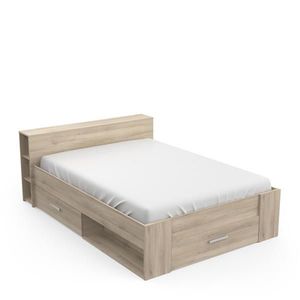 RAWAL postel 140 x 200 cm, dub kronberg obraz