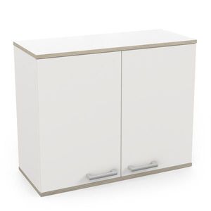 HOMUTA, kuchyňská skříňka horní, bílá mat/dub kronberg obraz