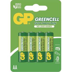 Zinková baterie GP Greencell AA (R6), 4 ks obraz