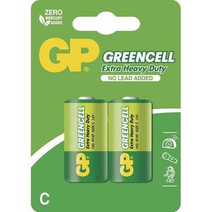 Zinková baterie GP Greencell C (R14), 2 ks obraz