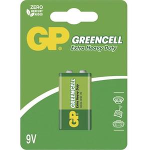 Zinková baterie GP Greencell 9V (6F22), 1 ks obraz