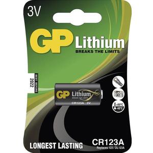 Lithiová baterie GP CR123A, 1 ks obraz