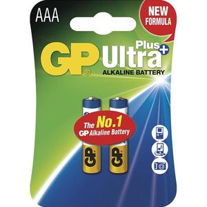 Alkalická baterie GP Ultra Plus AAA (LR03), 2 ks obraz