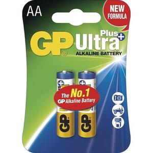 Alkalická baterie GP Ultra Plus AA (LR6), 2 ks obraz