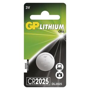 Lithiová knoflíková baterie GP CR2025, 1 ks obraz