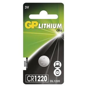 Lithiová knoflíková baterie GP CR1220, 1 ks obraz