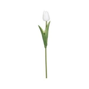 Umělá květina Tulipán 34 cm, bílá obraz