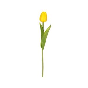 Umělá květina Tulipán 34 cm, žlutá obraz