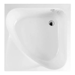 POLYSAN CARMEN hluboká sprchová vanička, čtverec 90x90x30cm, bílá 29611 obraz