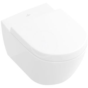 VILLEROY & BOCH Subway 2.0 Závěsné WC, DirectFlush, CeramicPlus, alpská bílá 5614R0R1 obraz