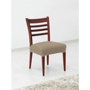 Potah elastický na sedák židle, komplet 2 ks Denia, oříškový obraz