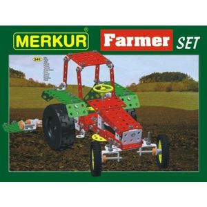 MERKUR Farmer Set Stavebnice 20 modelů 3v krabici 36x27x5, 5cm obraz