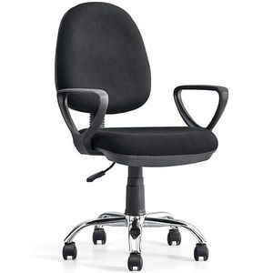 Kancelářská židle Flint C205 black/chrom obraz