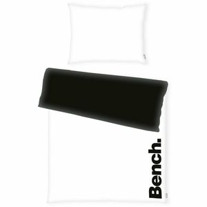 Bench Bavlněné povlečení černo-bílá, 140 x 200 cm, 70 x 90 cm obraz