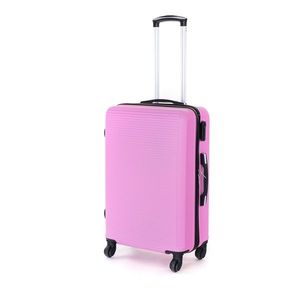 Pretty UP Cestovní skořepinový kufr ABS03 M, růžová obraz