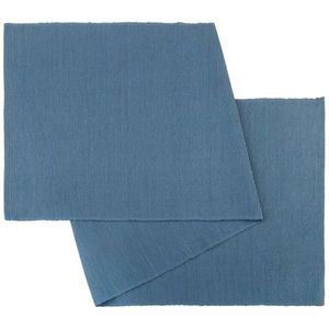Běhoun Na Stůl Maren, 40x150 Cm, Modrý obraz