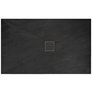 REA Sprchová vanička Black Rock 90x120 cm černá obraz