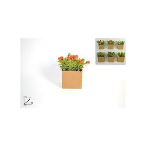 PROHOME - Dekorace květiny v tašce různé barvy obraz