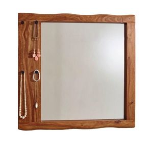 Zrcadlo V Masivním Dřevěnem Rámě Š: 80 Cm obraz