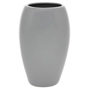 Keramická váza Jar1, 14 x 24 x 10 cm, šedá obraz