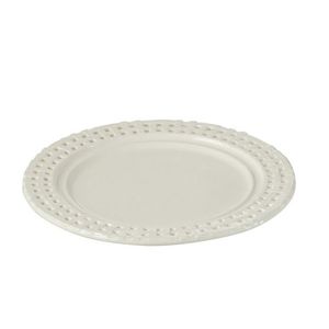 Bílý keramický dezertní talíř Hella White - Ø20*2 cm 34644 obraz