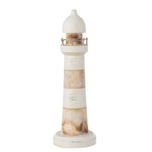 Dřevěná dekorace maják Lighthouse Alabasia Wood L - Ø13*40cm 10750 obraz
