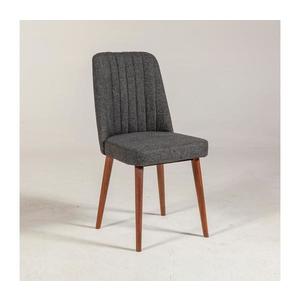 Židle VINA 85x46 cm antracit/hnědá obraz