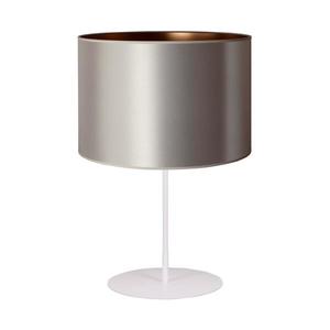 - Stolní lampa CANNES 1xE14/15W/230V 20 cm stříbrná/měděná/bílá obraz