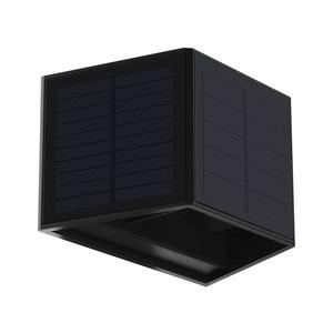 LED Solární nástěnné svítidlo WINGS LED/2W/3, 2V 6000K IP54 černá obraz
