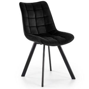Židle W132 černá nohy černé obraz