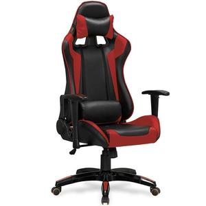 Kancelářská židle Defender černá/červená obraz