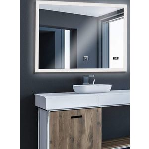 77488 Aquamarin Koupelnové zrcadlo s LED osvětlením, 100 x 60 cm obraz