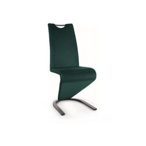Jídelní židle H-090 VELVET Tmavě zelená, Jídelní židle H-090 VELVET Tmavě zelená obraz