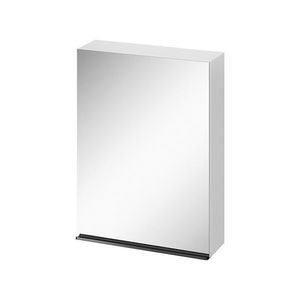 CERSANIT Zrcadlová skříňka VIRGO 60 bílá s černými úchyty S522-014 obraz