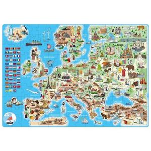 Popular Puzzle Mapa Evropy, 160 dílků obraz
