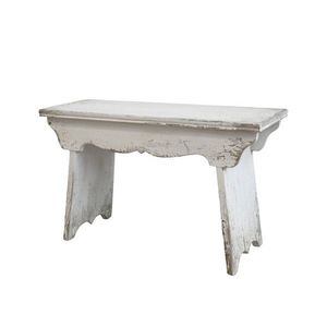 Bílá antik dřevěná stolička Old French - 80*38*48cm 41046319 (41463-19) obraz