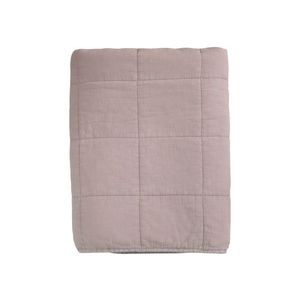 Růžový bavlněný přehoz s opraným vzhledem Vintage Quilt - 260*240cm 16091707 (16917-07) obraz