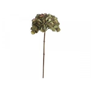Dekorace umělá zelená květina Hortenzie Hydrangea dusty green - 46 cm 39006700 (39067-00) obraz