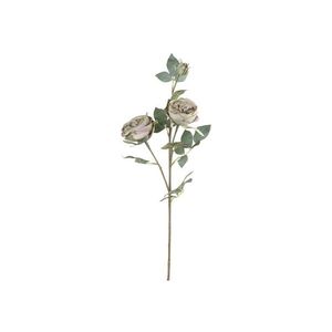 Dekorace umělá zelená květina Růže Rose dusty green - 75 cm 39053521 (39535-21) obraz