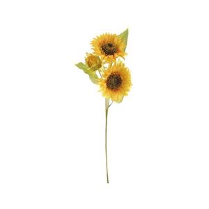 Umělá květina Slunečnice 60 cm, žlutá, 3 květy obraz