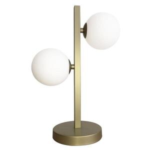 Candellux Mosazná stolní lampa Kama pro žárovku 2x G9 42-73433 obraz