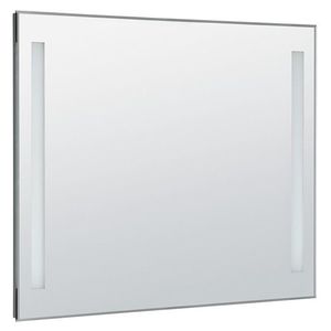 AQUALINE Zrcadlo s LED osvětlením 100x80cm, kolébkový vypínač ATH7 obraz