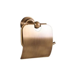 SLEZAK-RAV Držák toaletního papíru s krytem stará mosaz (bronz) Koupelnový doplněk MORAVA RETRO, Barva: stará mosaz MKA0400SM obraz