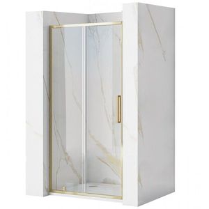 Posuvné sprchové dveře Rea Rapid 150 zlaté obraz