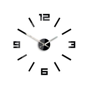 Moderní nástěnné hodiny ARABIC BLACK (nalepovací hodiny na stěnu) obraz