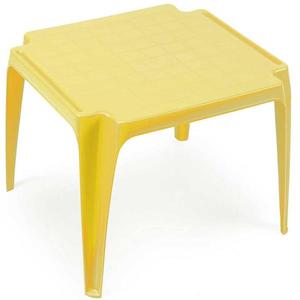 Dětská plastový stolek, žlutý obraz