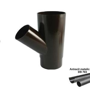 Odbočka antracit-metalic 105/75 mm/45 MARLEY obraz